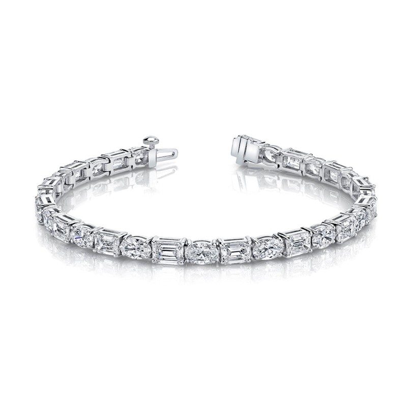 Norman Silverman 6.11 Carat East West Bracelet