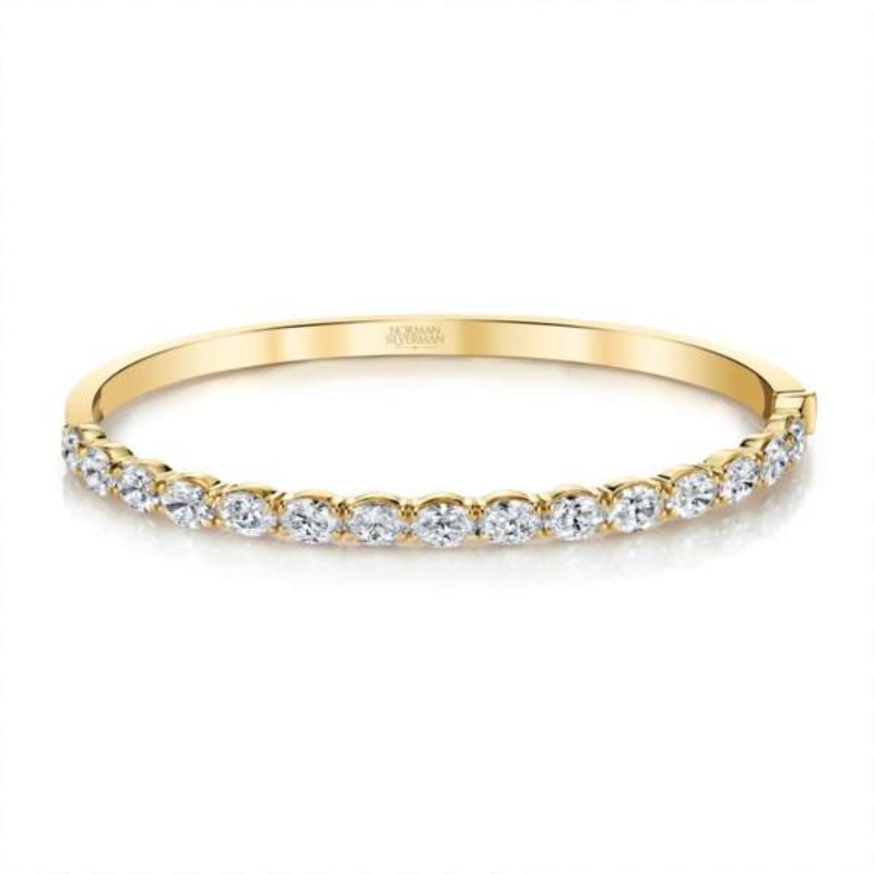 Norman Silverman Oval Shape Bangel Bracelet