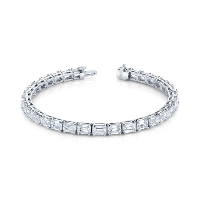 Norman Silverman Em Cut Diamond East West Bracelet