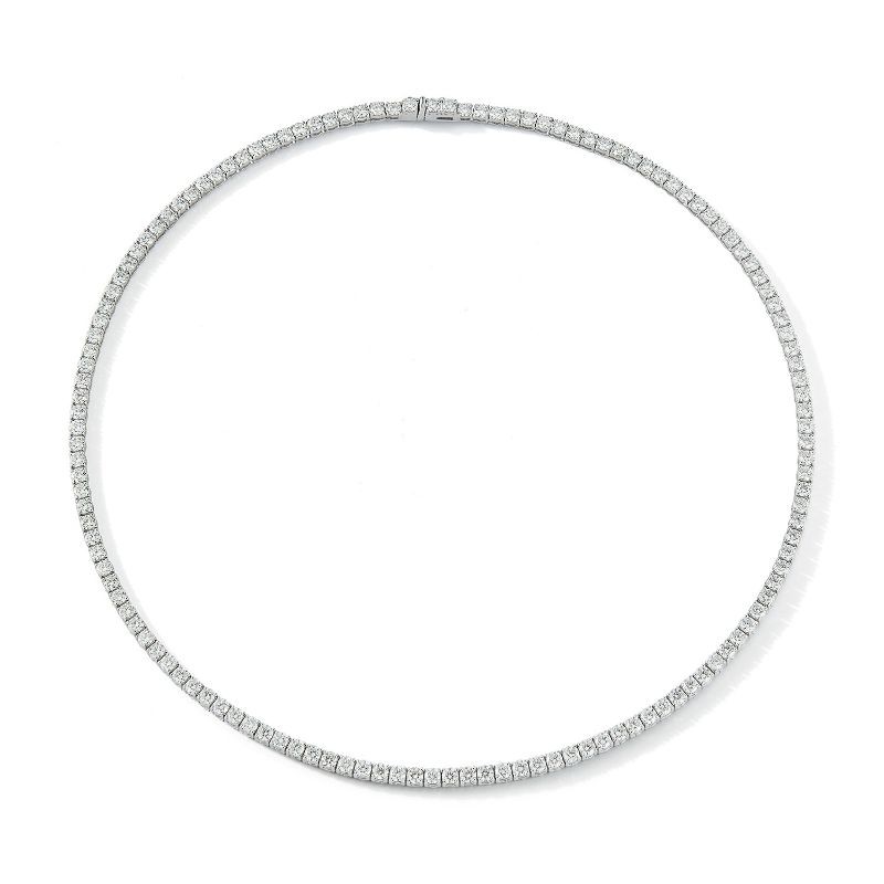 Deutsch Signature Same Size Diamond Tennis Necklace
