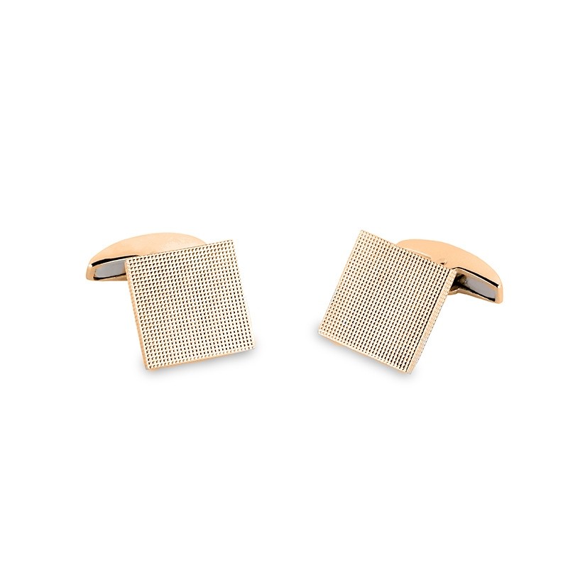 Deakin & Francis Square Engine Turn Pattern Cufflinks