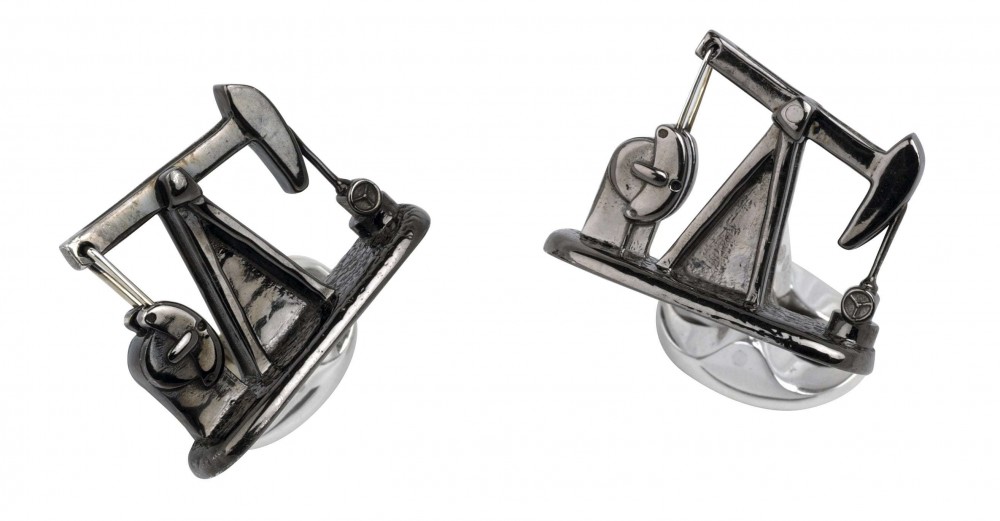 Deakin & Francis Oil Derrick Cufflinks
