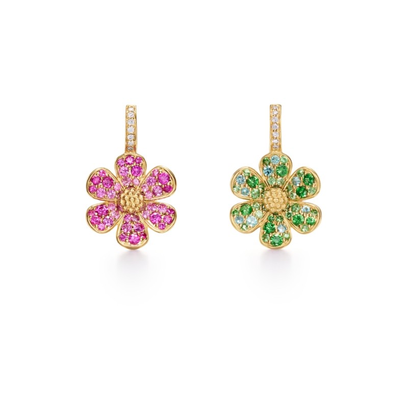 Temple St. Clair 18K Flower Power Earrings