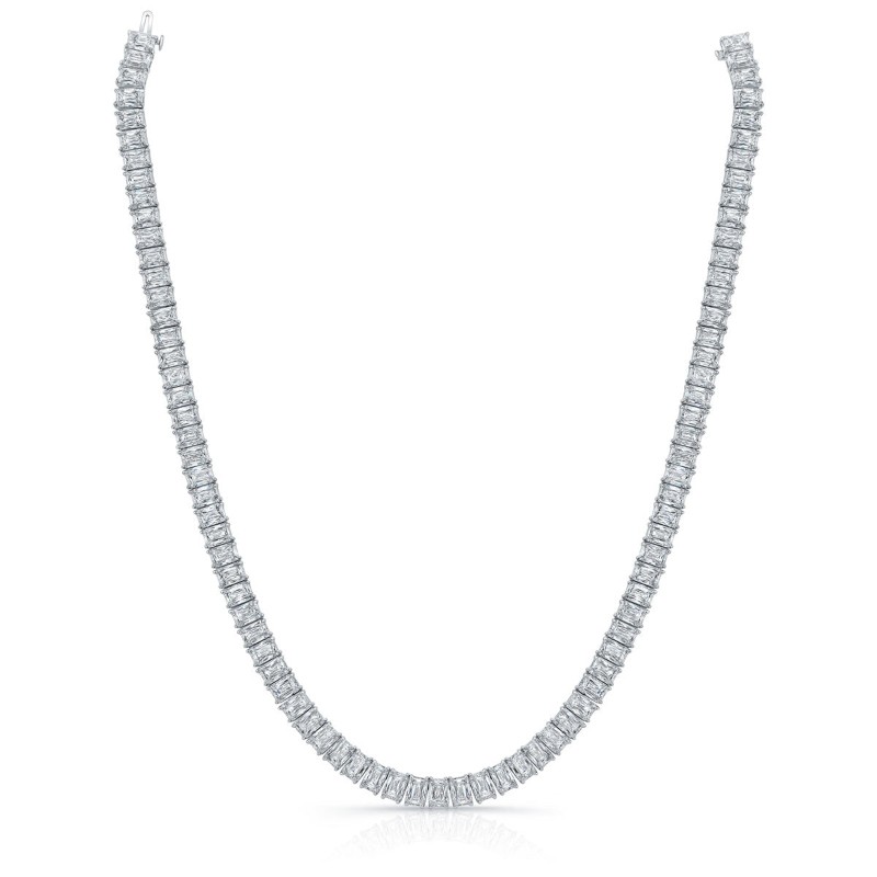 Norman Silverman 64.20 Carat Round Cornered Diamond Necklace