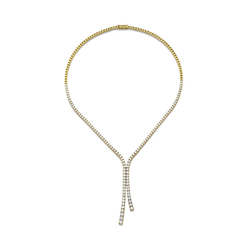 Norman Silverman Graduated Round Brilliant Diamonds Lariat