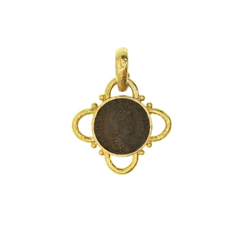 Roman Bronze Coin Pendant