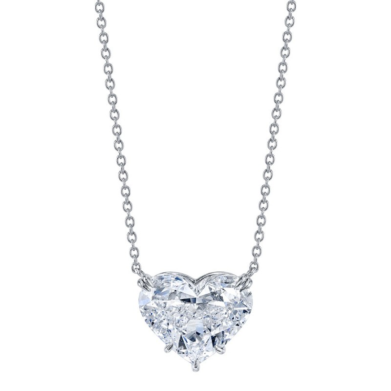 Norman Silverman Heart Shape Diamond Pendant