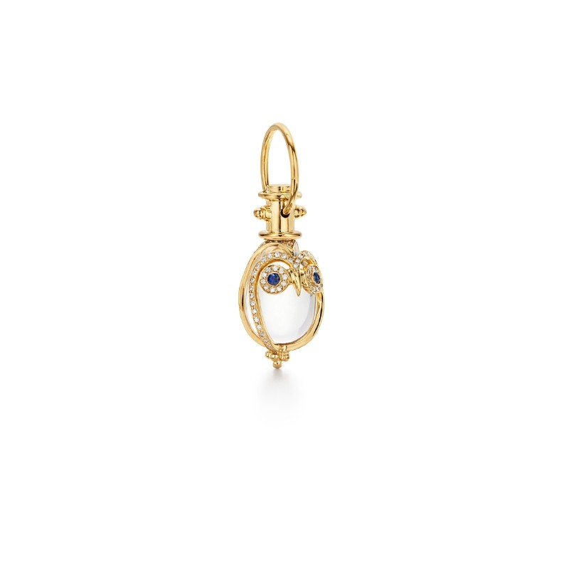 Temple St. Clair 18K Owlet Amulet