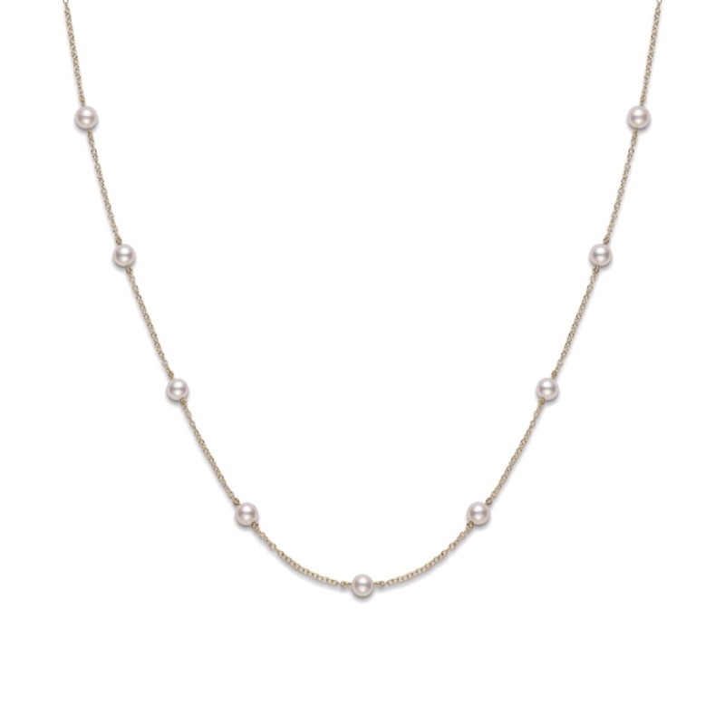 Mikimoto Akoya A+ Cultured Station Pearl Necklace