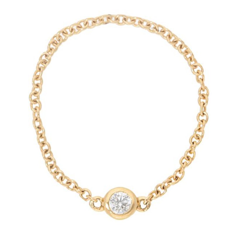 Deutsch Signature Diamond Bezel Chain Ring