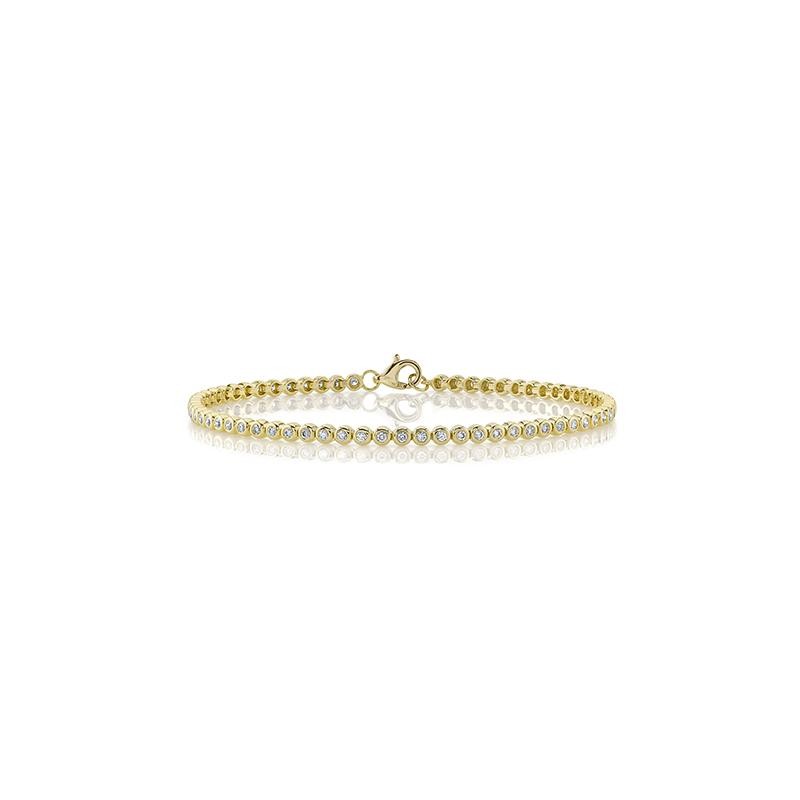Deutsch Signature 0.64Ct Diamond Bezel Tennis Bracelet