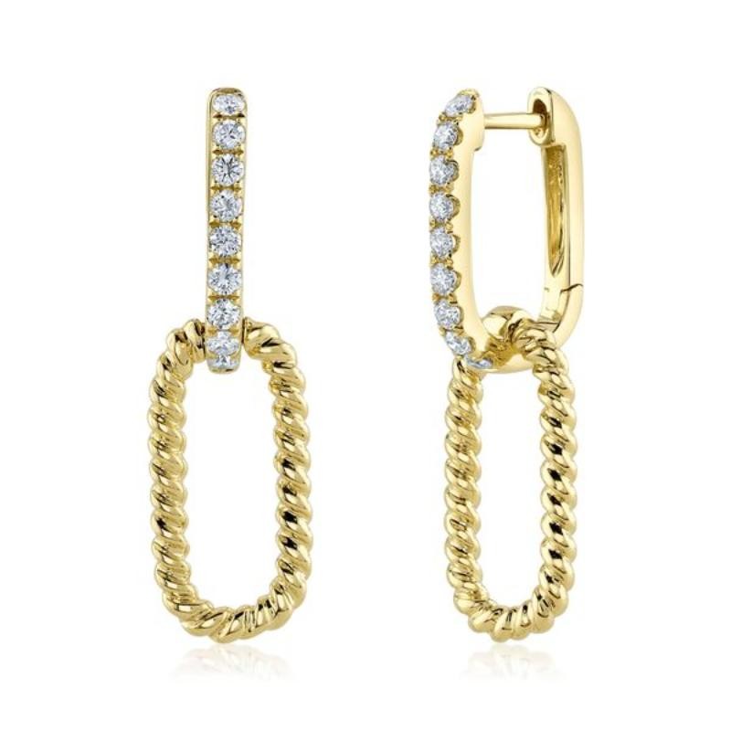 Deutsch Signature 0.35Tw Diamond Drop Earrings