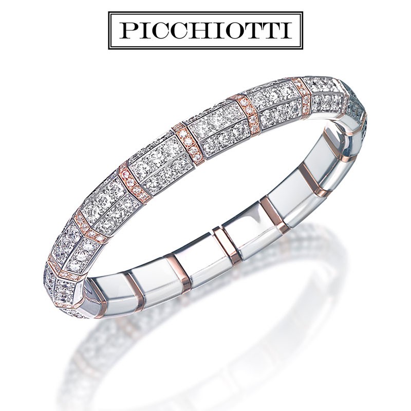 Picchiotti Xpandable Rose Gold Diamond Bracelet