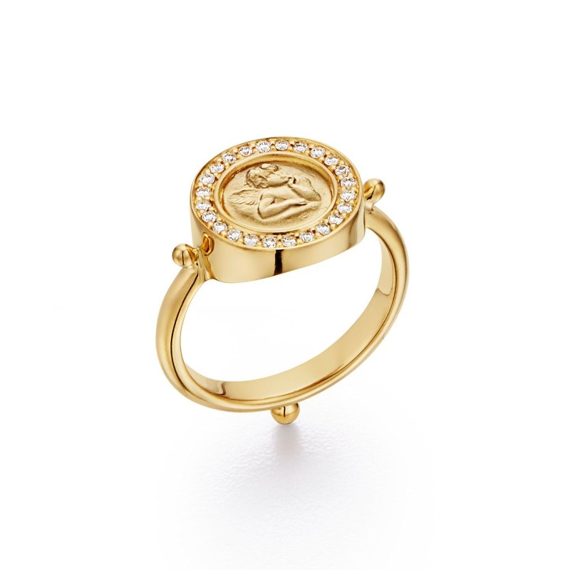 Temple St. Clair 18K Angel Ring