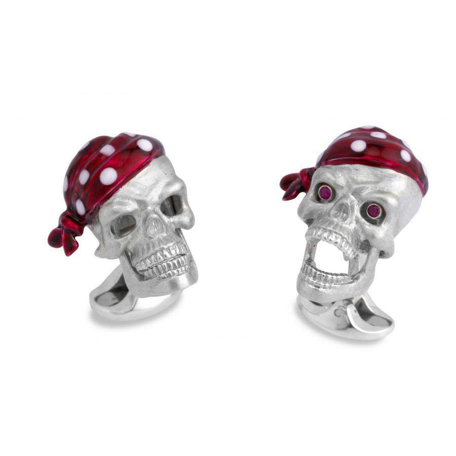 Deakin & Francis Pirate Skull Cufflinks