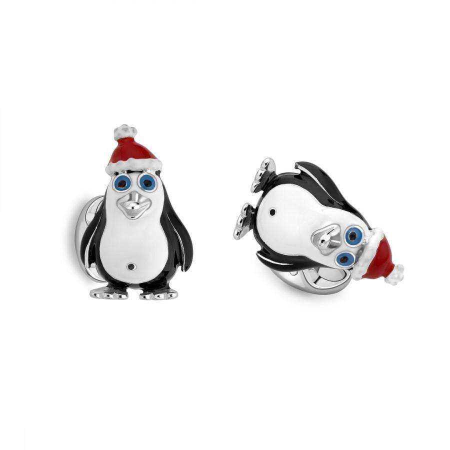 Deakin & Francis Christmas Penguin Cufflinks