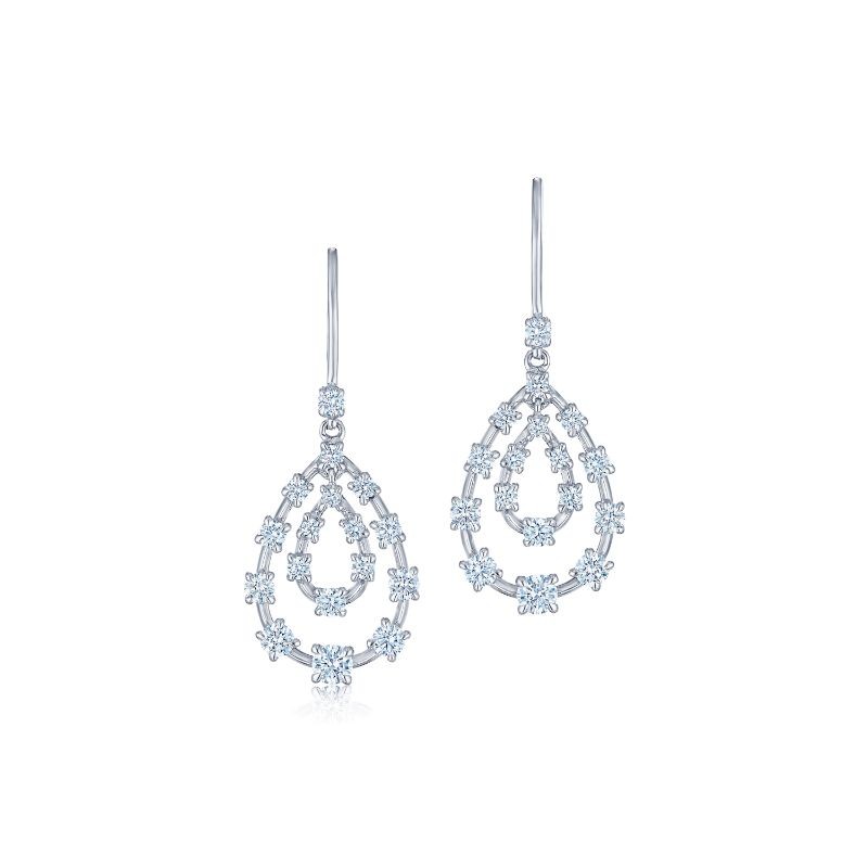 Kwiat Pendant Starry Night Diamond Earrings