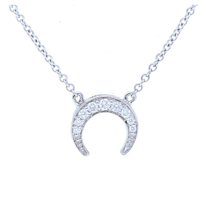 Deutsch Signature Pave Diamond Horse Necklace