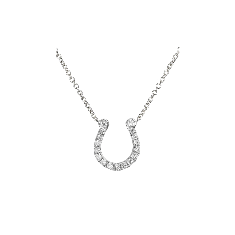 Jyes's Pave Horseshoe Pendant