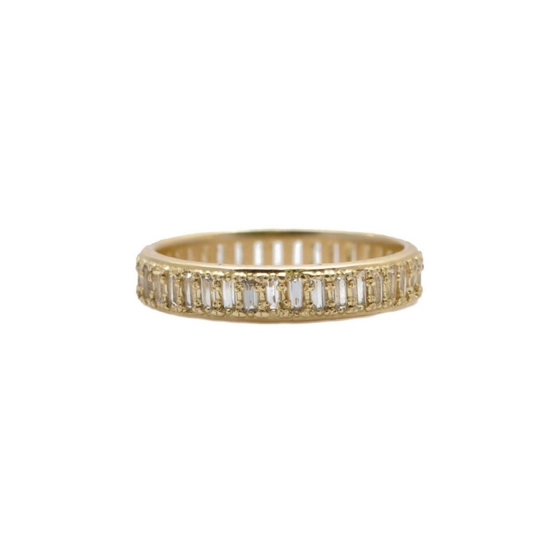 Armenta Baguette Stack Band Ring