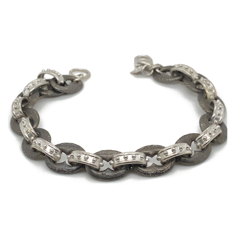 Armenta Textured Link Bracelet