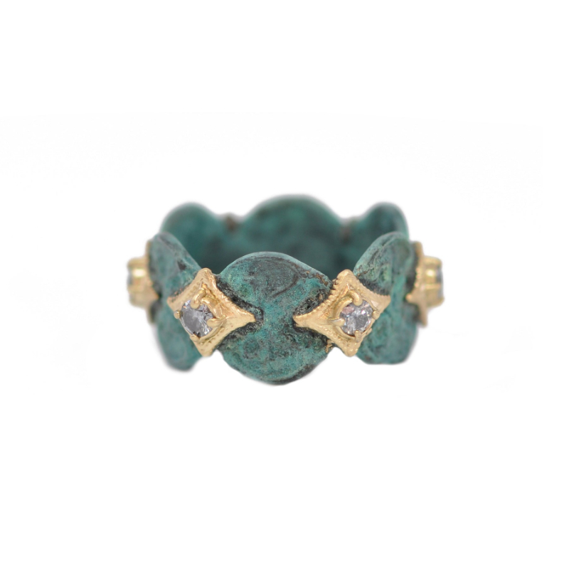 Armenta Artifact Stack Ring