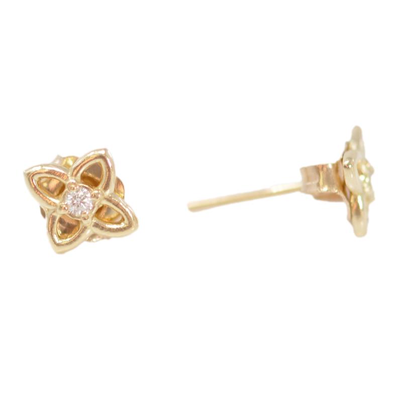Armenta Center Open Scroll Stud Earring
