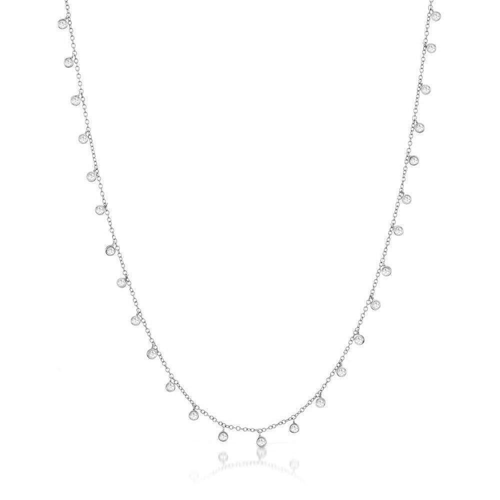 Meira T 14k Gold Necklace with Diamond Bezel