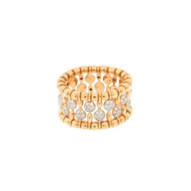 Hulchi Belluni Tresore Ring, 18K Yellow Gold