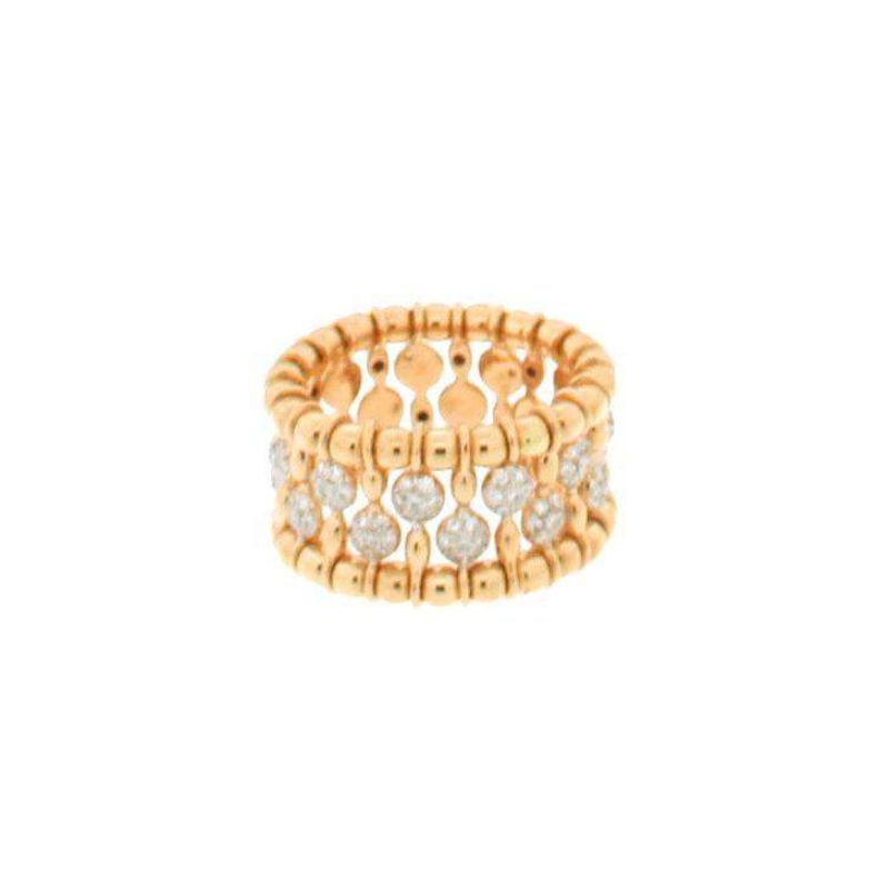 Hulchi Belluni Tresore Ring, 18K Yellow Gold