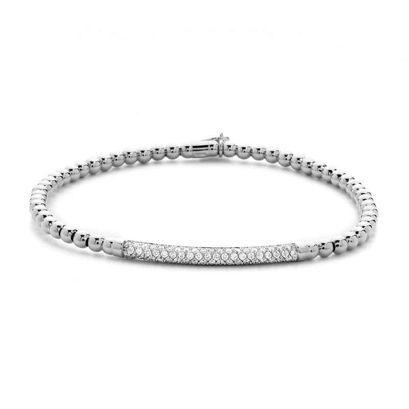 Hulchi Belluni Tresore Bracelet, 18K White Gold