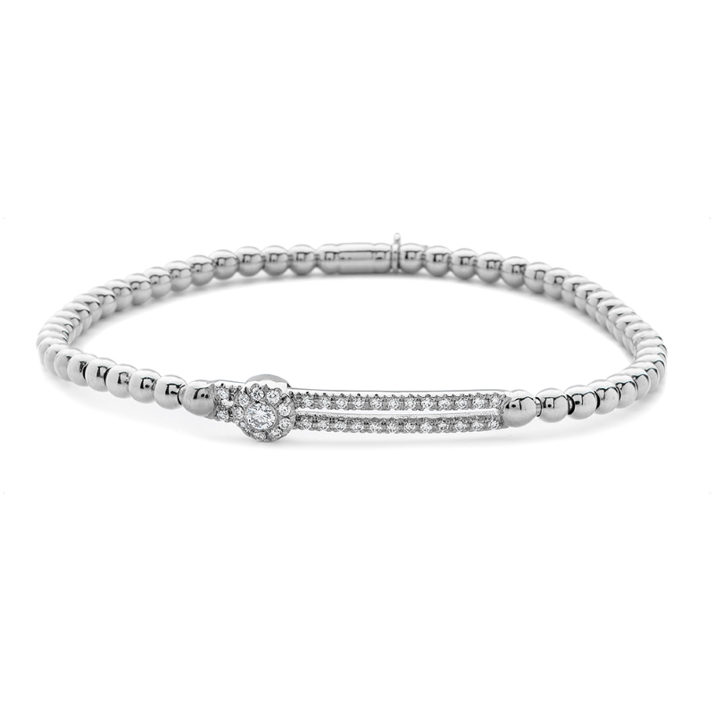 Hulchi Belluni Tresore Bracelet, 18K White Gold