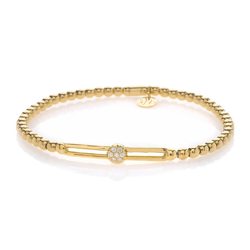 Hulchi Belluni Tresore Bracelet, 18K Yellow Gold