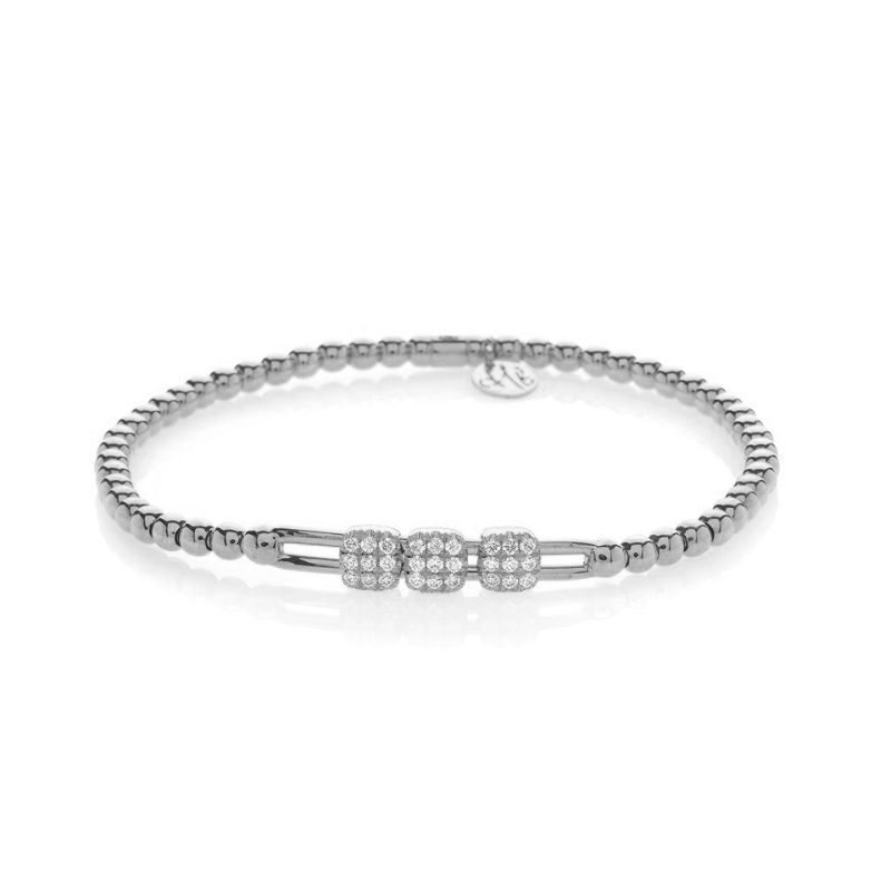 Hulchi Belluni Tresore Bracelet, 18K White Gold