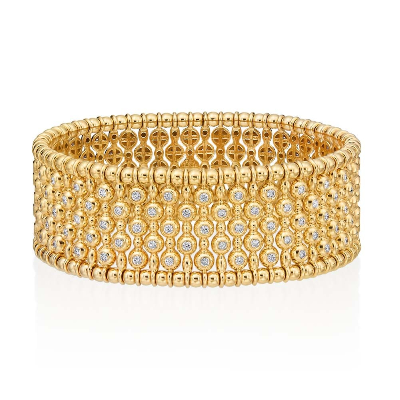 Hulchi Belluni Tresore Bracelet, 18K Yellow Gold