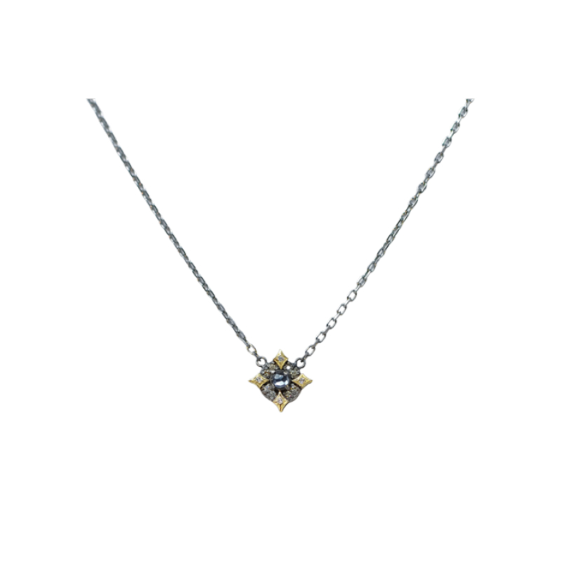 Armenta Hematite Crivelli Necklace
