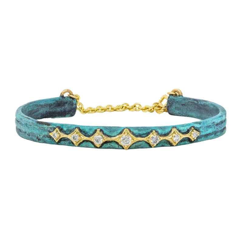 Armenta Round Diamond Crivelli Ctr Bracelet