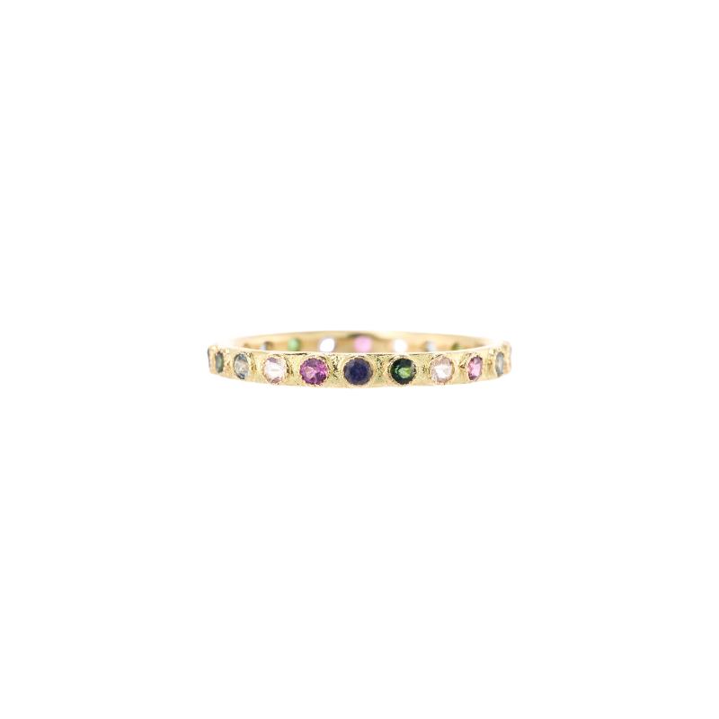 Armenta 18K Yellow Gold And Rubies Stack Ring