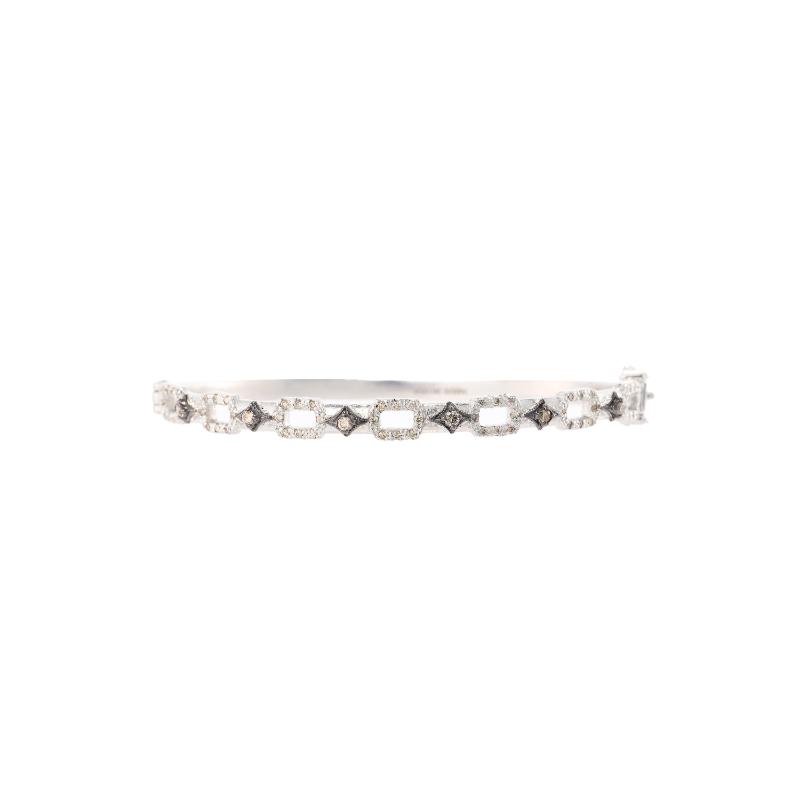 Armenta Paperclip Champagne Diamond Bracelet