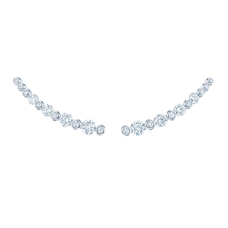 Kwiat Climber Lyric Diamond Earrings