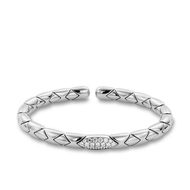 Hulchi Belluni Flex Bracelet, 18K White Gold
