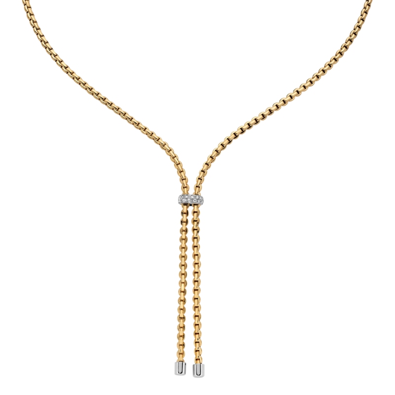 RONDELS EKA LARIAT NECKLACE