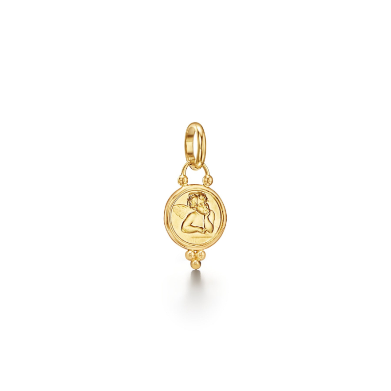 Temple St. Clair 18K Angel Pendant