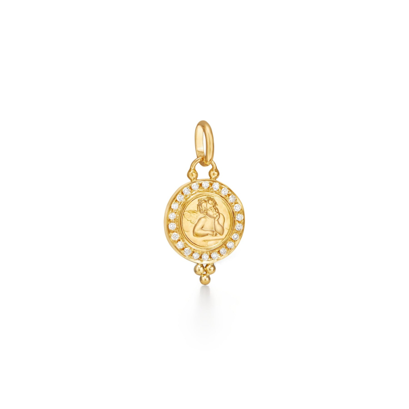 Temple St. Clair 18K Angel Pendant