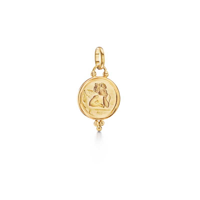 Temple St. Clair 18K Angel Pendant