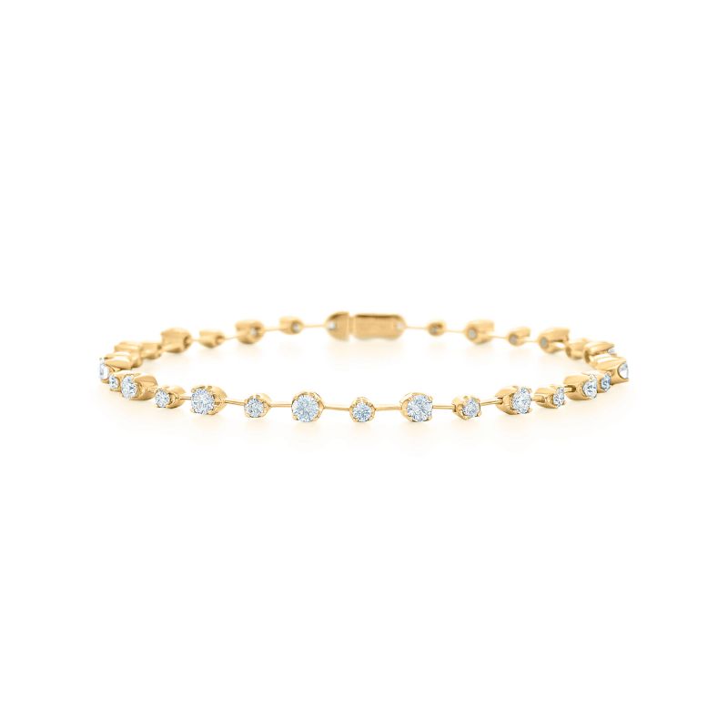 Kwiat Starry Night Bracelet with Alternating Diamonds