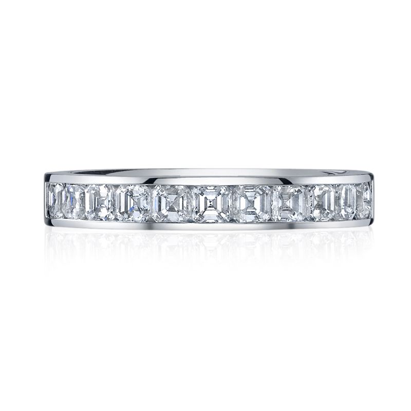 Deutsch Signature Channel Set Asscher Band