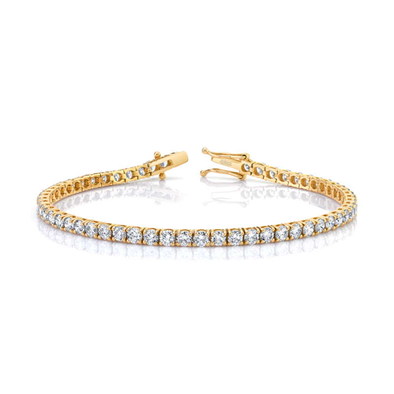 Norman Silverman Yelloe Gold Diamond Bracelet