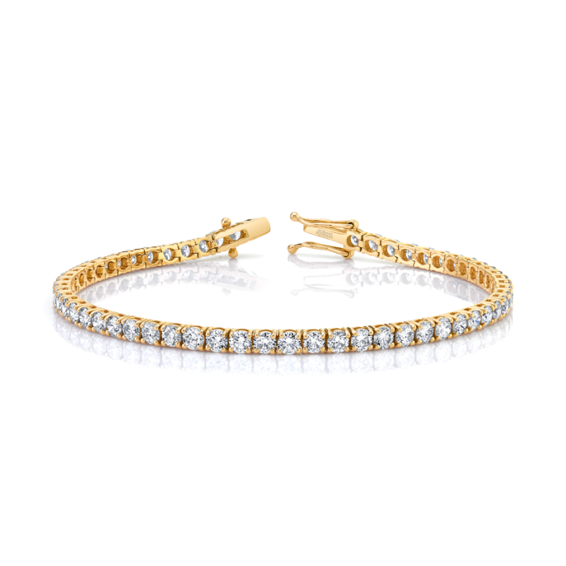 Norman Silverman Yelloe Gold Diamond Bracelet