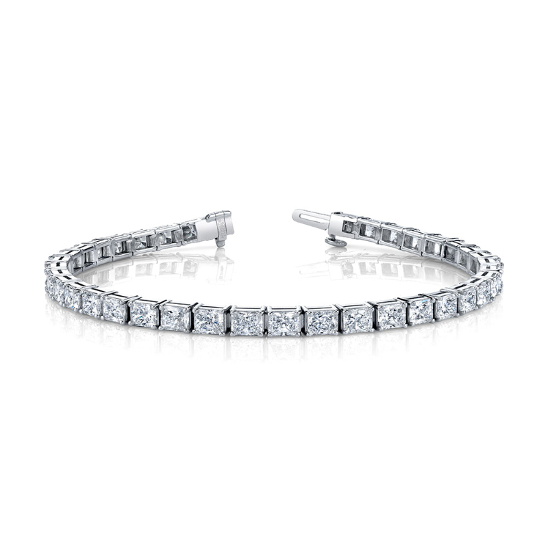 Norman Silverman Radiant Diamond Bracelet